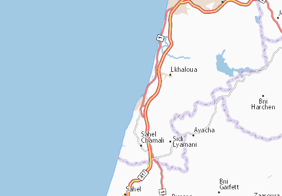 Karte Stadtplan Asilah
