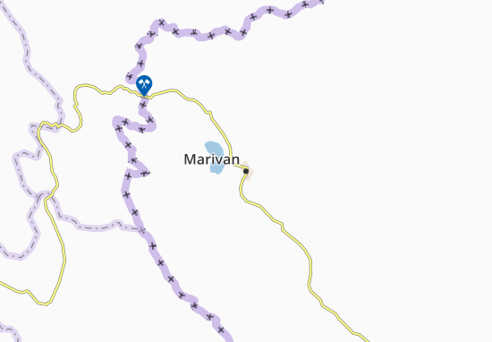 Mapa Marivan