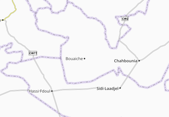 Mapa Bouaiche