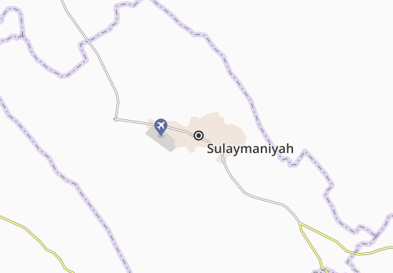 Kaart Plattegrond Sulaymaniyah