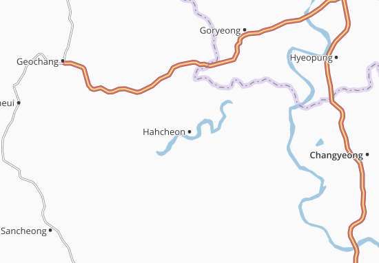 Karte Stadtplan Hahcheon