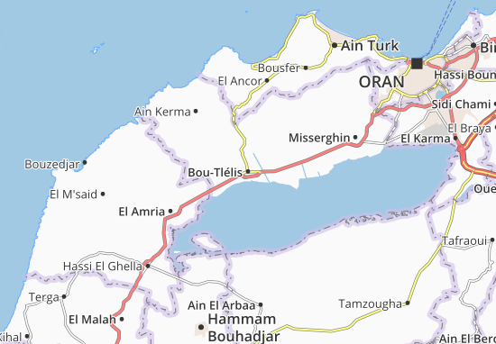 Bou-Tlélis Map