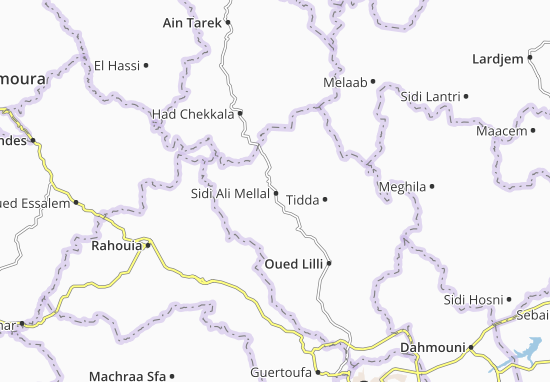 Mapa Sidi Ali Mellal