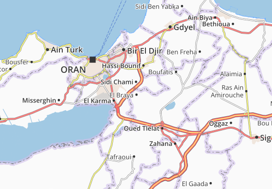 Karte Stadtplan El Braya