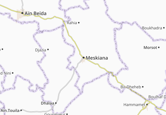 Meskiana Map