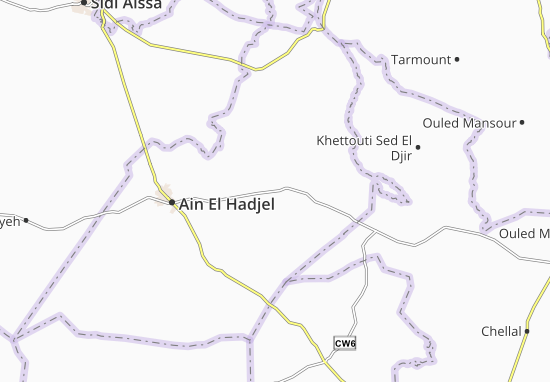 Mapa Sidi Hadjeres