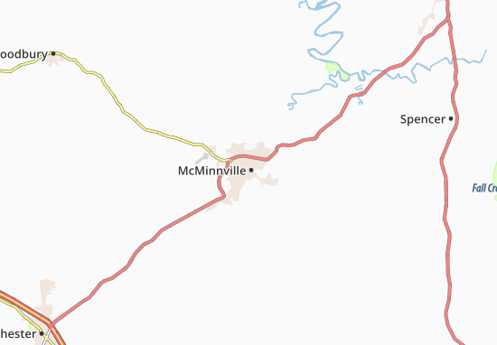Mapa McMinnville