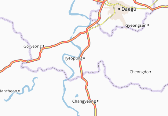 Karte Stadtplan Hyeopung