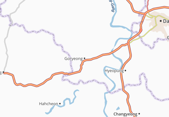 Kaart Plattegrond Goryeong