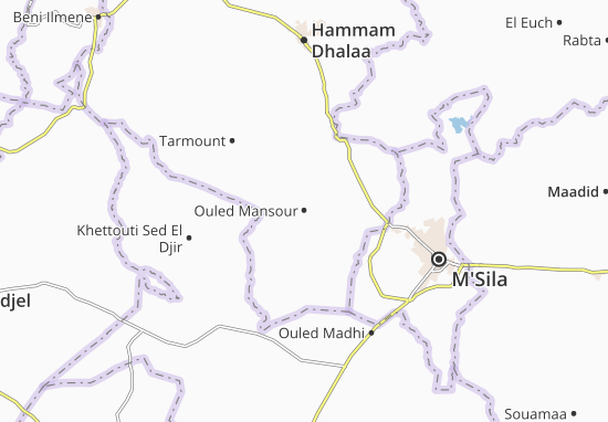 Mapa Ouled Mansour