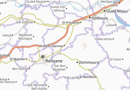 Mapa Oued El Djemaa