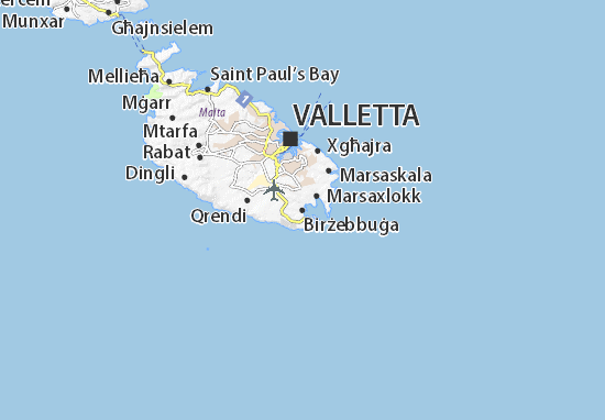 Kaart Plattegrond Birżebbuġa