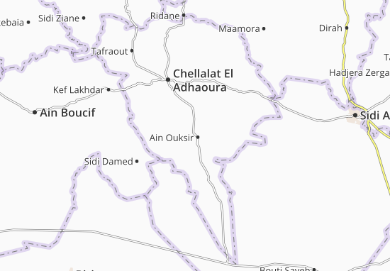 Kaart Plattegrond Ain Ouksir