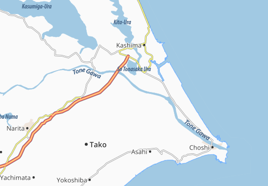 Karte Stadtplan Omigawa