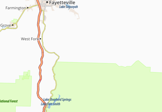 Mapa Hazel Valley