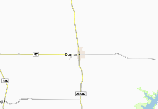 Mapa Dumas
