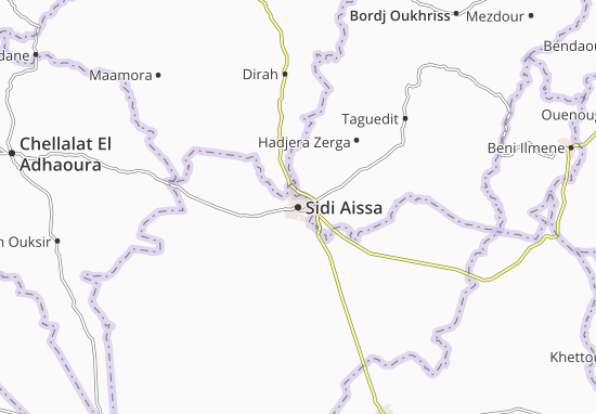 Sidi Aissa Map
