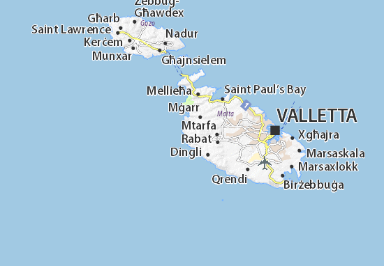 Baħrija Map
