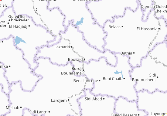 Mapa Boucaid