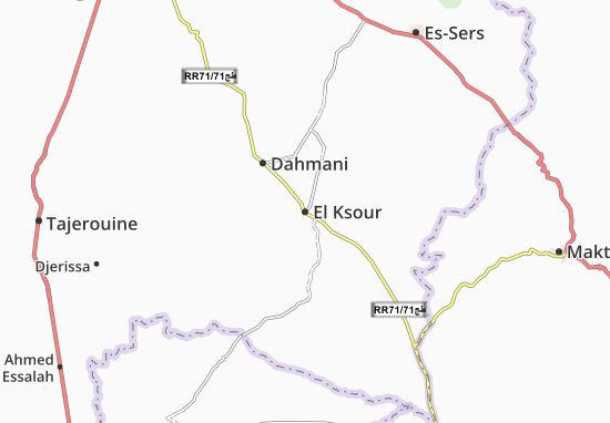 Mapa El Ksour