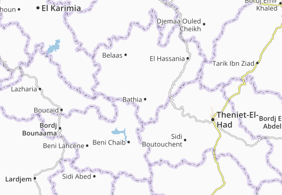 Mapa Bathia