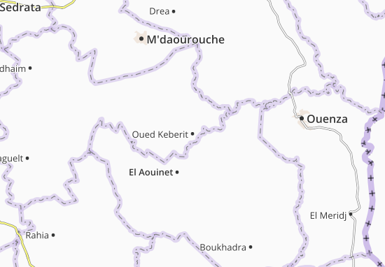 Mapa Oued Keberit