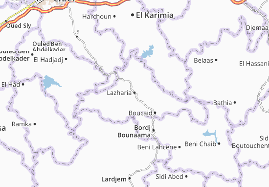 Mapa Lazharia