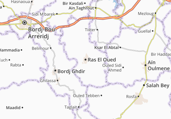 Carte-Plan Ras El Oued