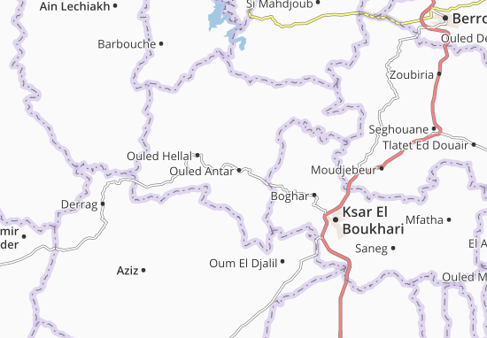 Ouled Antar Map