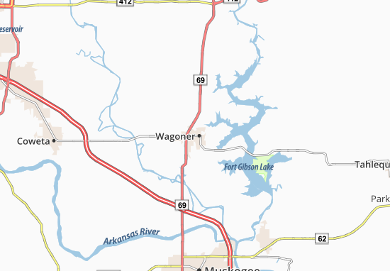 Mapa Wagoner