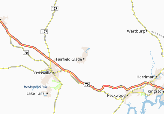 Mapa Fairfield Glade