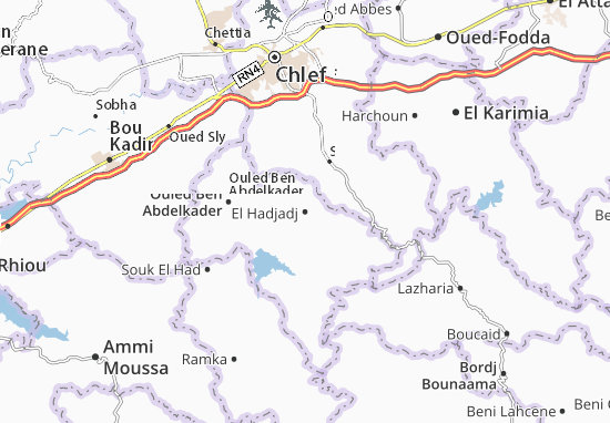 Mapa El Hadjadj