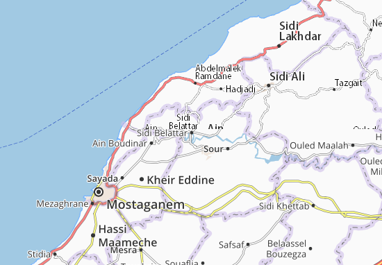Carte-Plan Sidi Belattar