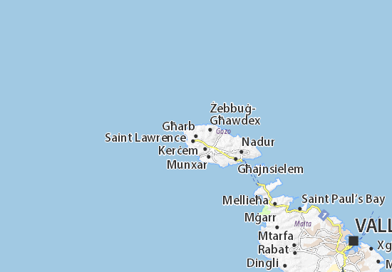Kaart Plattegrond Għarb