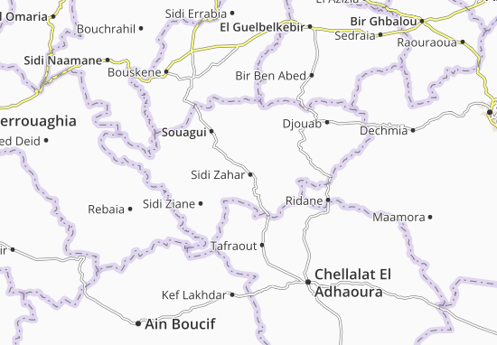 Mapa Sidi Zahar