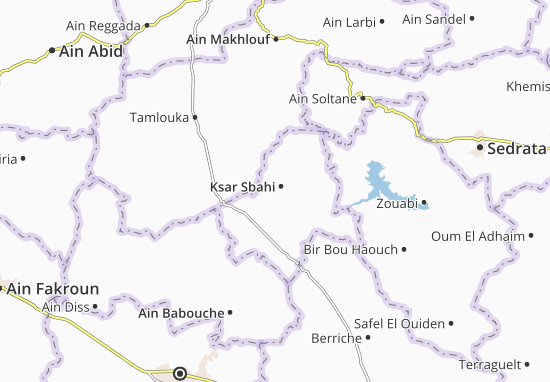 Karte Stadtplan Ksar Sbahi