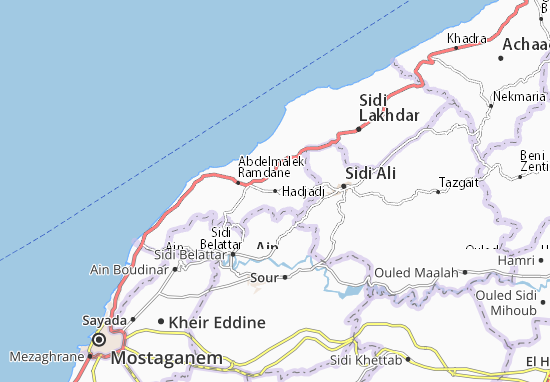 Mapa Hadjadj
