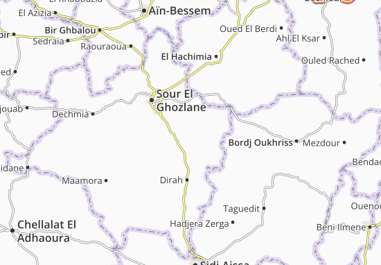 Karte Stadtplan El Hakimia