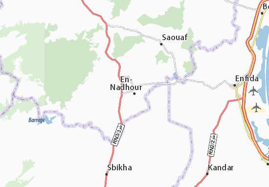 Karte Stadtplan En-Nadhour