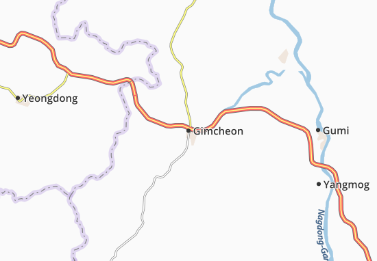 Mapa Gimcheon