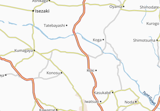 Karte Stadtplan Kazo