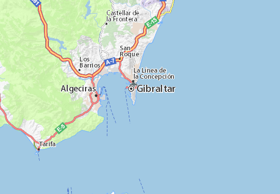 Mapa Gibraltar