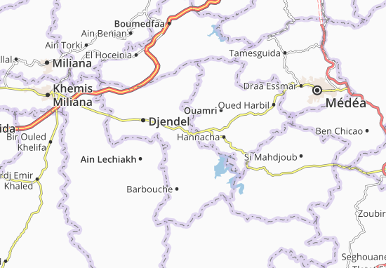 Mapa Oued Chorfa