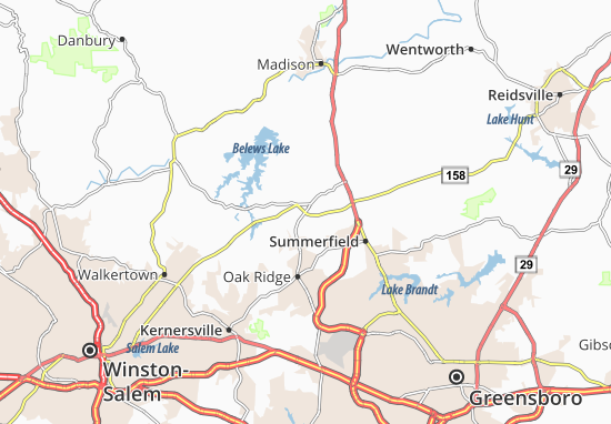 Mapa Stokesdale