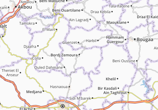 Bordj Zemoura Map
