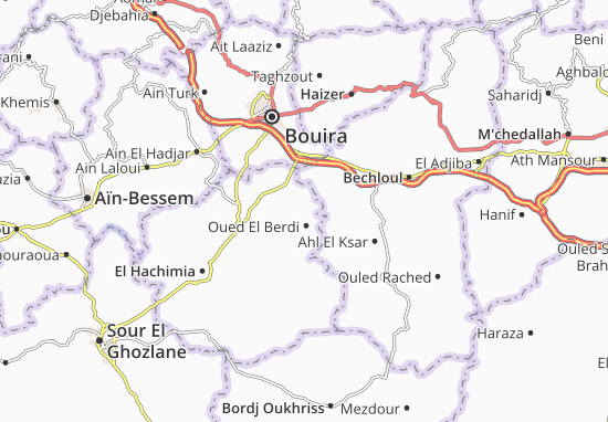 Mapa Oued El Berdi