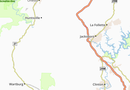 Mapa Smoky Junction
