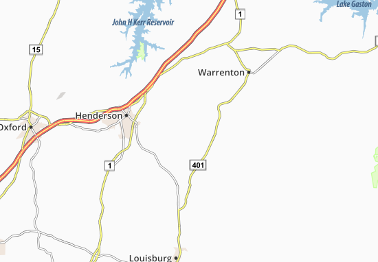Mapa Vicksboro