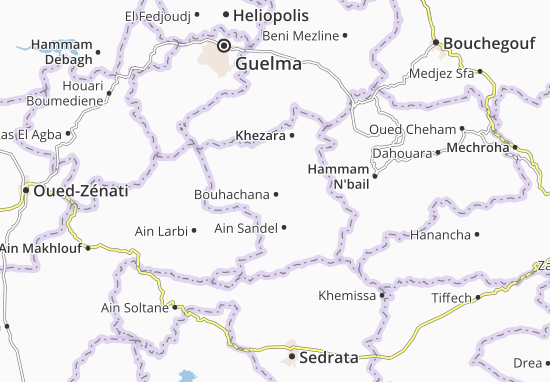 Mapa Bouhachana