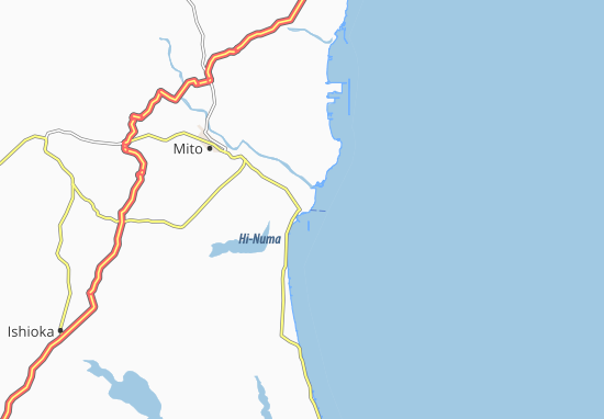 Mapa Oarai